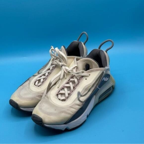 Nike Air Max 2090 Sneakers - Cream and Gray - Picture 1 of 4
